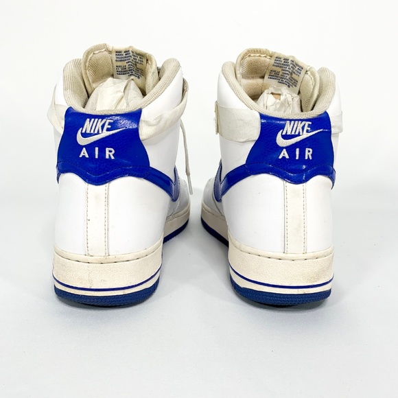 NIKE Air Force 1 1982 Remake White/Blue Trim - Picture 6 of 8